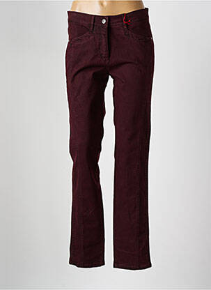 Pantalon slim poches rouge TONI femme