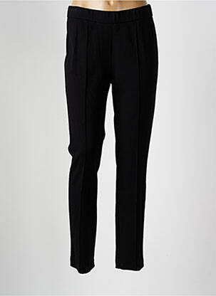 Pantalon slim taille élastique noir TONI femme
