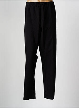 Pantalon droit taille élastique noir SOPHIA CURVY femme