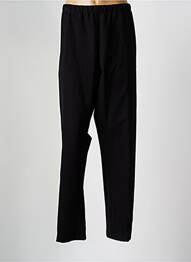 Pantalon droit taille élastique noir SOPHIA CURVY femme