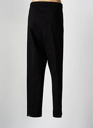 Pantalon droit taille élastique noir SOPHIA CURVY femme