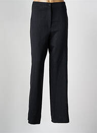 Pantalon droit fermeture zippée sous rabat boutonné gris QUATTRO femme