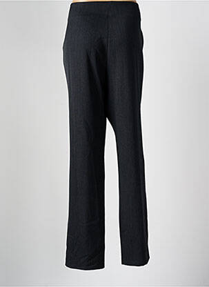 Pantalon droit fermeture zippée sous rabat boutonné gris QUATTRO femme