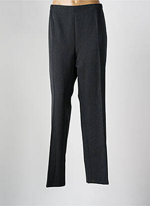 Pantalon droit taille élastique gris FRANCE RIVOIRE femme