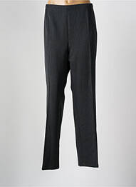 Pantalon droit taille élastique gris FRANCE RIVOIRE femme