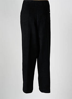 Pantalon droit fermeture zippée sous rabat boutonné noir ALICE ET BARNABE femme