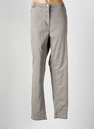 Jeans coupe droite poches gris TONI femme