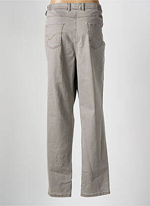 Jeans coupe droite poches gris TONI femme