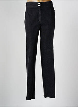 Jeans coupe droite poches noir QUATTRO femme