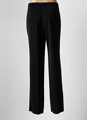 Pantalon droit fermeture zippée sous rabat boutonné noir CHRISTIAN MARRY femme