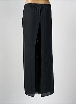 Pantalon large taille élastique noir FRANK WALDER femme