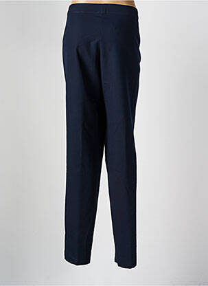 Pantalon droit coupe droite bleu ELENA MIRO homme
