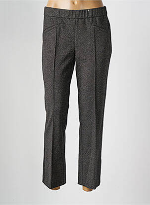 Pantalon droit taille élastique gris TONI femme