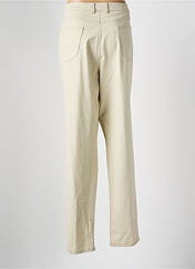 Pantalon droit beige SAINT HILAIRE pour femme seconde vue