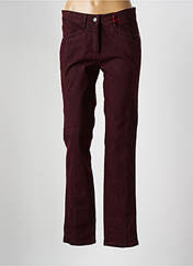 Pantalon slim rouge TONI pour femme seconde vue