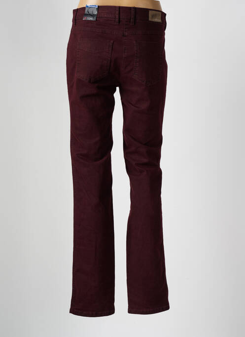 Pantalon slim poches rouge TONI femme