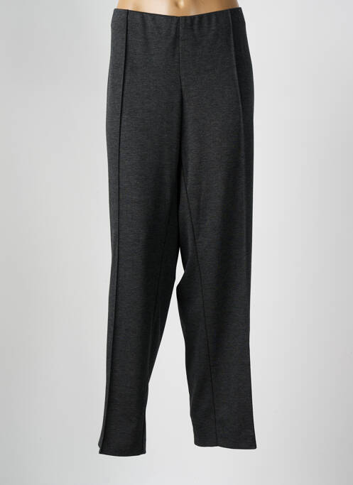 Pantalon droit taille élastique gris SOMMERMANN femme