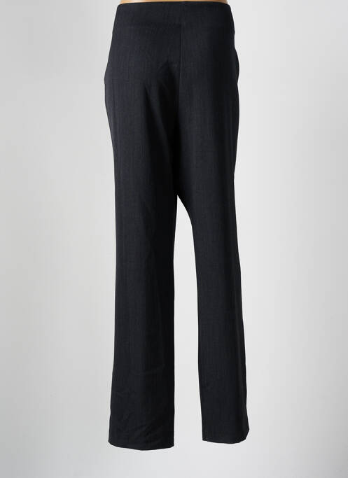 Pantalon droit fermeture zippée sous rabat boutonné gris QUATTRO femme
