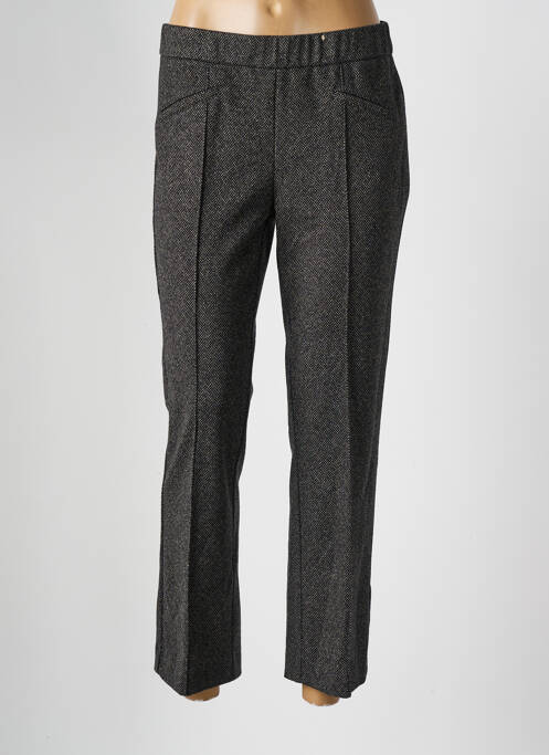 Pantalon droit taille élastique gris TONI femme