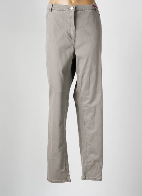 Jeans coupe droite gris TONI pour femme