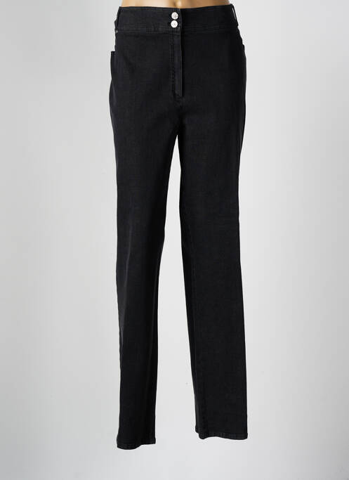 Jeans coupe droite noir QUATTRO pour femme