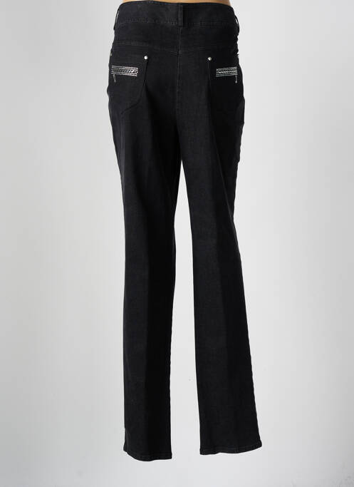 Jeans coupe droite noir QUATTRO femme