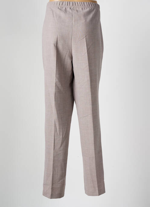 Pantalon droit gris FRANCE RIVOIRE pour femme