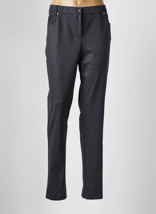 Pantalon droit gris FRANCE RIVOIRE pour femme