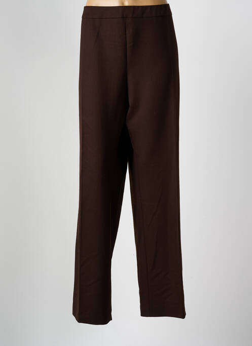 Pantalon droit marron GERARD PASQUIER pour femme