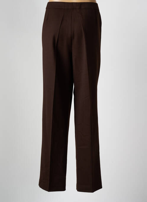 Pantalon droit marron GERARD PASQUIER pour femme