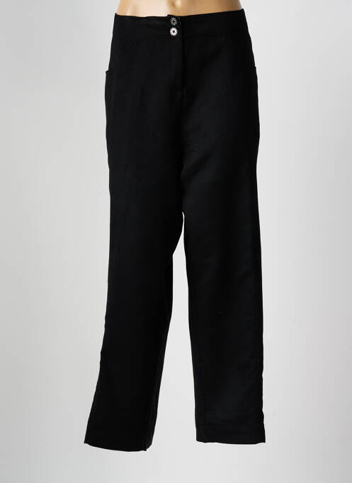 Pantalon droit noir ALICE ET BARNABE pour femme