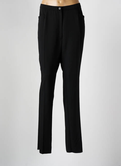 Pantalon droit noir GEVANA pour femme