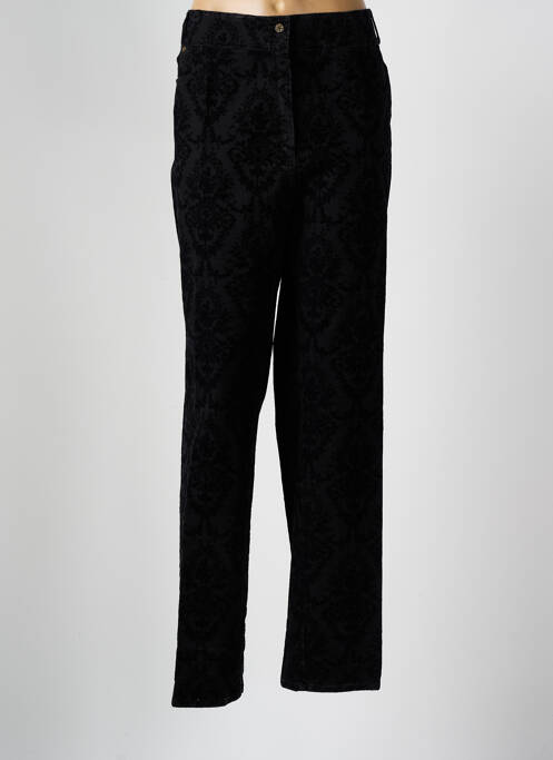 Pantalon droit noir QUATTRO pour femme