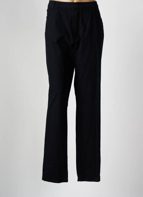 Pantalon droit noir SAINT HILAIRE pour femme