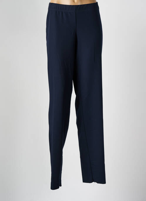 Pantalon droit bleu ELENA MIRO pour homme