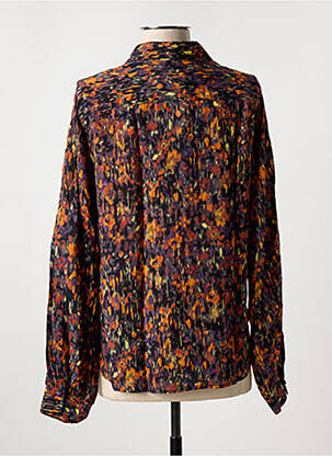 Chemisier coupe cintrée manches longues orange LA CIBLE ROUGE femme