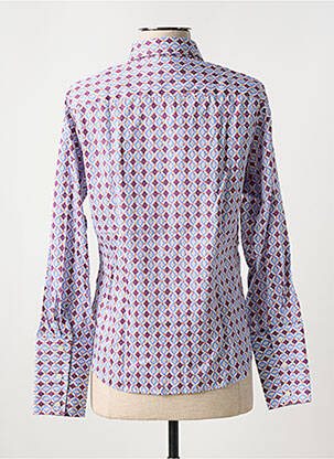 Chemisier coupe cintrée manches longues violet LA CIBLE ROUGE femme