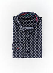 Chemise manches longues bleu LA CIBLE ROUGE pour homme seconde vue
