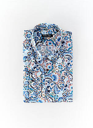Chemise manches longues imprimé fantaisie blanc LA CIBLE ROUGE homme