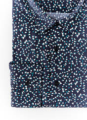 Chemise manches longues bleu LA CIBLE ROUGE pour homme seconde vue