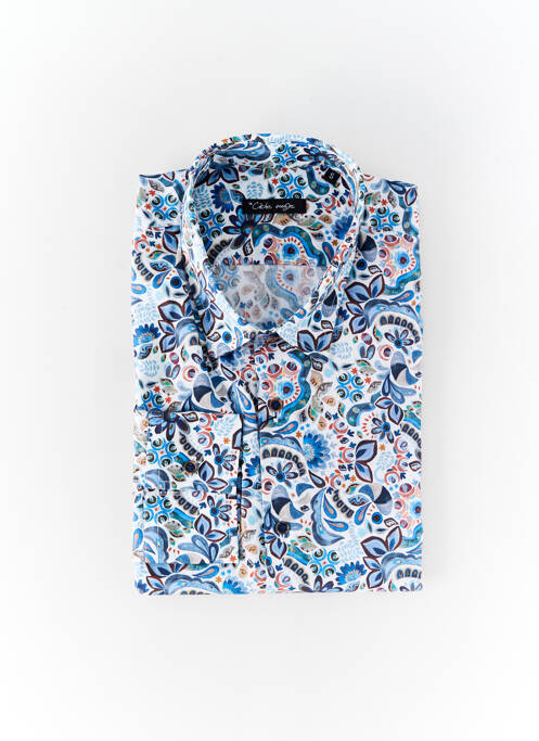 Chemise manches longues blanc LA CIBLE ROUGE pour homme