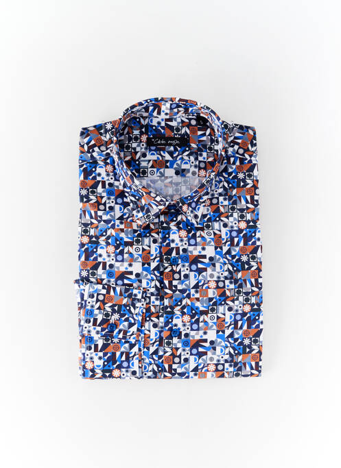 Chemise manches longues blanc LA CIBLE ROUGE pour homme