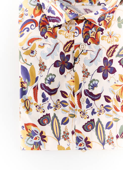 Chemise manches longues beige LA CIBLE ROUGE pour homme