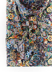 Chemise manches longues noir LA CIBLE ROUGE pour homme seconde vue