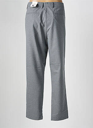 Pantalon droit fermeture zippée sous rabat avec crochet gris CELIO homme