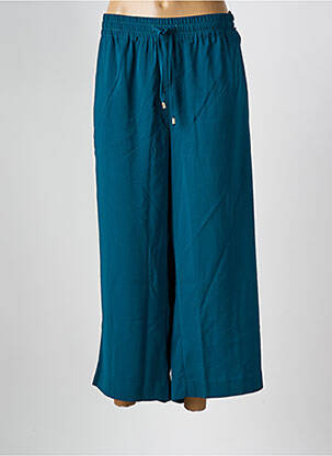 Pantalon 7/8 taille élastique bleu DAMART femme