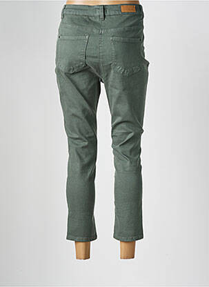 Pantalon 7/8 fermeture zippée sous rabat boutonné vert DAMART femme