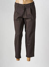 Pantalon chino tissage chiné taille normale marron JACK & JONES homme