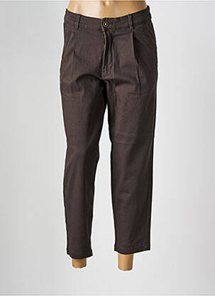 Pantalon chino tissage chiné taille normale marron JACK & JONES homme