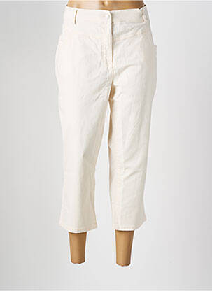 Pantacourt coupe droite beige DAMART femme